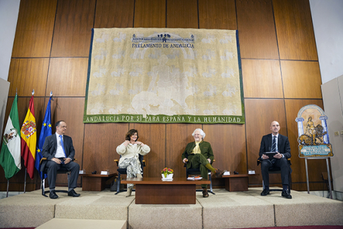 Conmemoración en el Parlamento andaluz del 18 aniversario del Estatuto de Autonomía