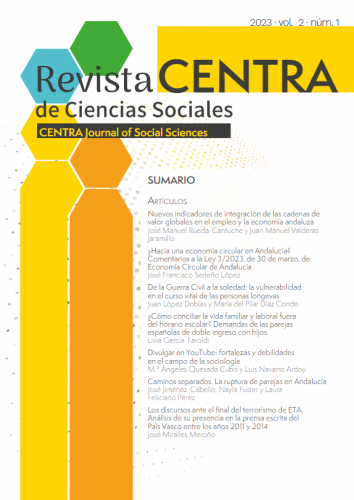 Revista CENTRA de Ciencias Sociales. Número 03